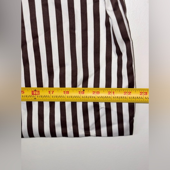 Henri Bendel Authentic Brown and White Striped Garment/Dust/Laundry Bag - Picture 3 of 11